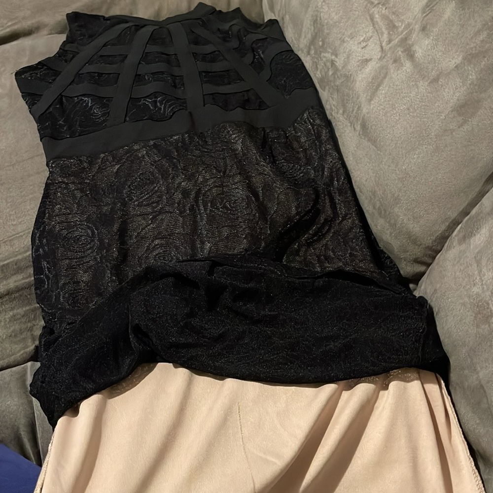 Womens black dress size Large - Picture 3 of 6